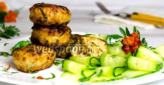Индюшиные котлеты с овощами