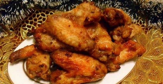Пряные куриные крылышки в аэрогриле