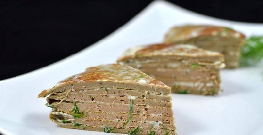 Торт из куриной печени