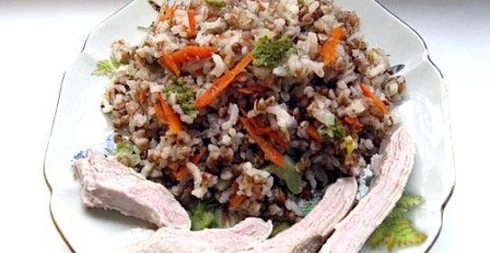 Гречка с брокколи