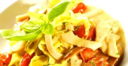 Паста с грибами