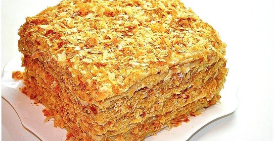 Кефирное слоеное тесто для торта «Наполеон»