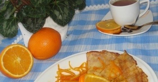 Апельсиновые блинчики «Оранжевое настроение»