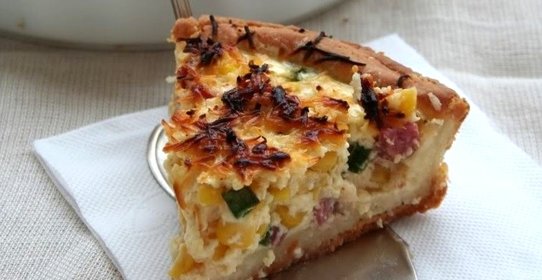 Пирог киш с курицей