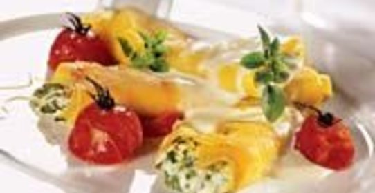 Каннеллони со шпинатом и рикоттой