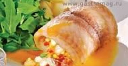 Фаршированные рулетики из морского языка