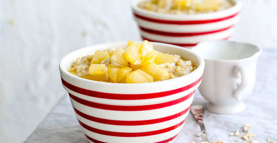 Овсяная каша с грушей