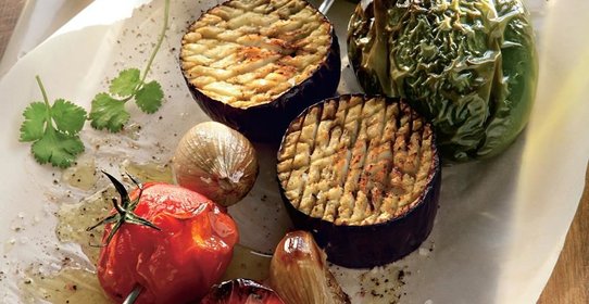 Овощной шашлык