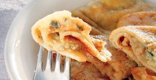 Швейцарские блинчики с сыром и орехами