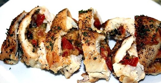 Фаршированные куриные грудки