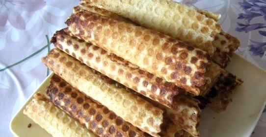 Трубочки со сгущенкой