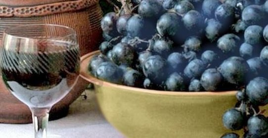 Домашнее вино из синего винограда