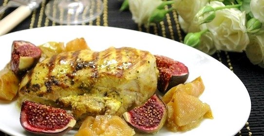 Куриное филе с инжиром
