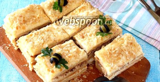 Закусочный торт наполеон