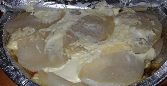 Картофель с мясом в фольге