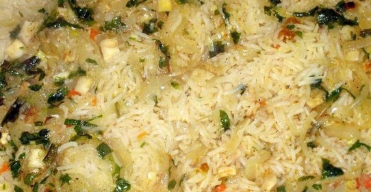 Каша рисовая с говядиной