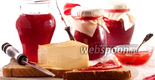 Клубничный джем с ванилью и лимонной цедрой