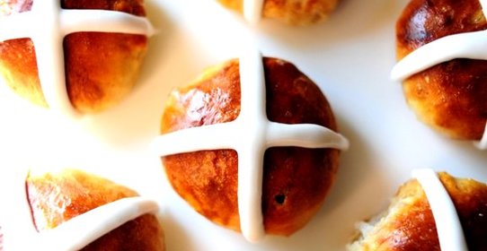 Сдобные булочки на Пасху