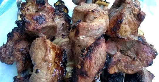 Шашлык в томатной соке