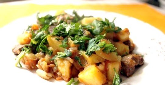 Рагу с бараниной и картошкой