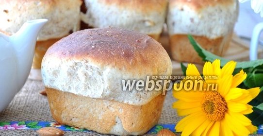 Овсяный хлеб с миндалём