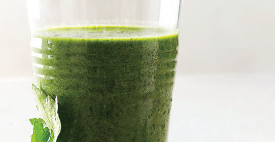 Зеленый смузи на завтрак