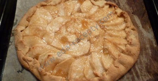 Французский пирог с яблоками