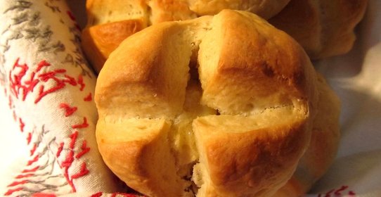 Молочные булочки к завтраку