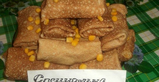 Блины с сельдью