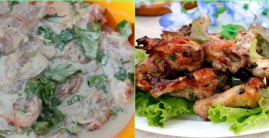 Маринад для курицы на кефире с чесноком и травами