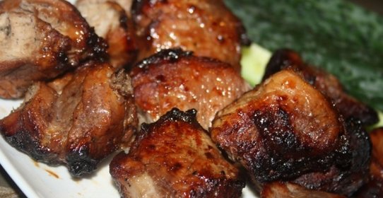 Шашлык из свиной вырезки в квасе
