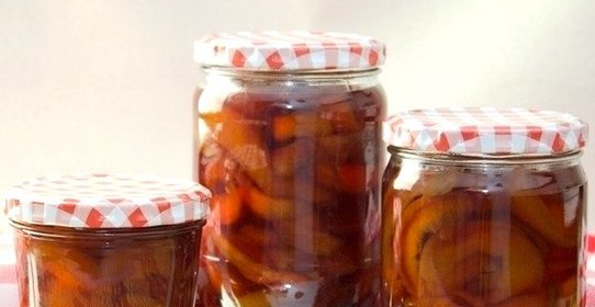 Варенье из персиков быстрое