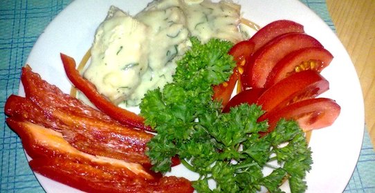 Свинина в укропном соусе