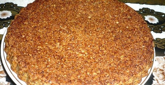 Постная овсяная коврижка