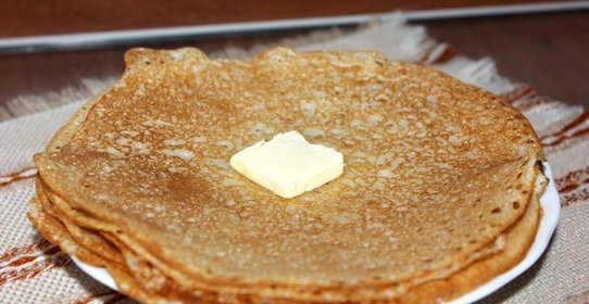 Блины на кефире без яиц