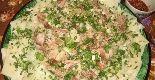 Бешбармак из говядины