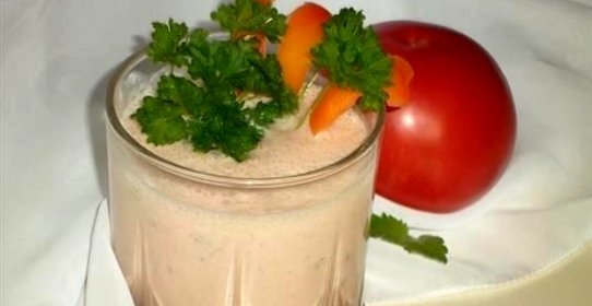 Коктейль из овощей в блендере