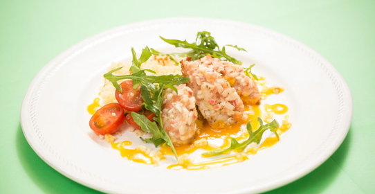 Мясо, запеченное с грибами