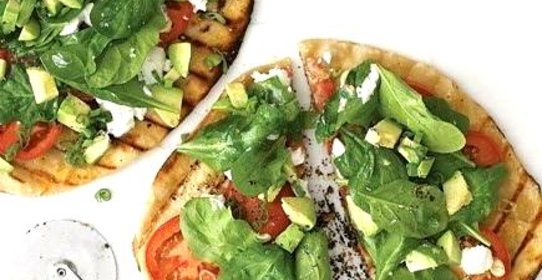 Овощная пицца на гриле