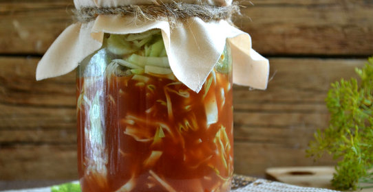 Капуста, маринованная в томате, на зиму