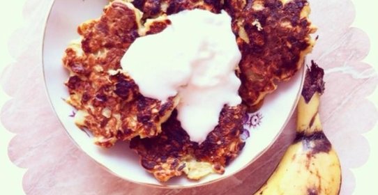 Диетические овсяные оладьи