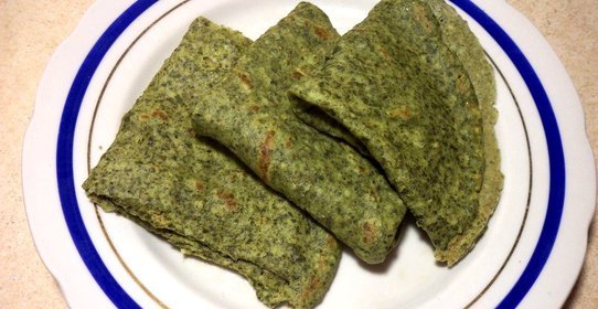 Блинчики из щавеля