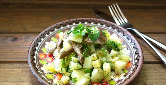 Салат Опята