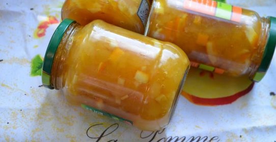 Кабачковое варенье с ананасом