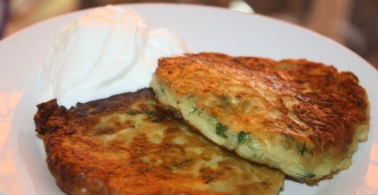 Кабачковые оладьи По-сельски