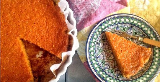 Быстрый морковный пирог со специями