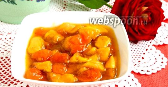 Варенье из персиков и кураги