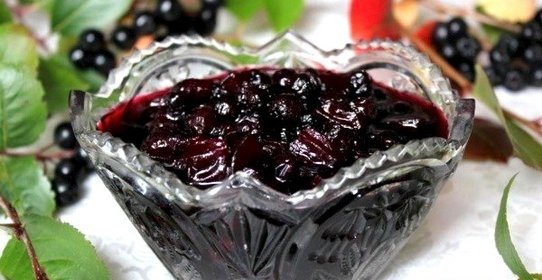 Варенье из черноплодной рябины и кабачка
