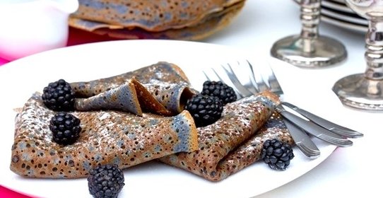 Ежевично-лимонные блины