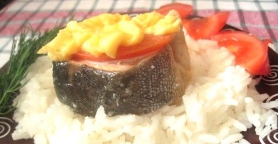 Горбуша в фольге в мультиварке